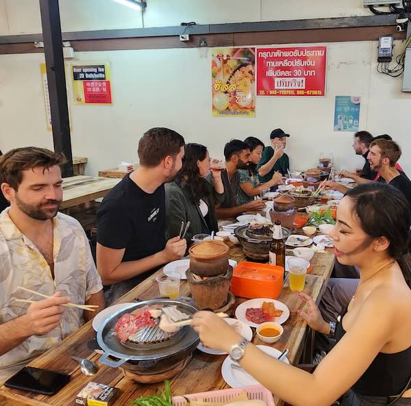 Coliving Members Having Hotpot